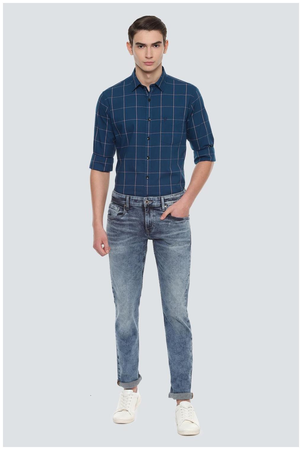 

Louis Philippe Men Blue Slim Fit Jeans