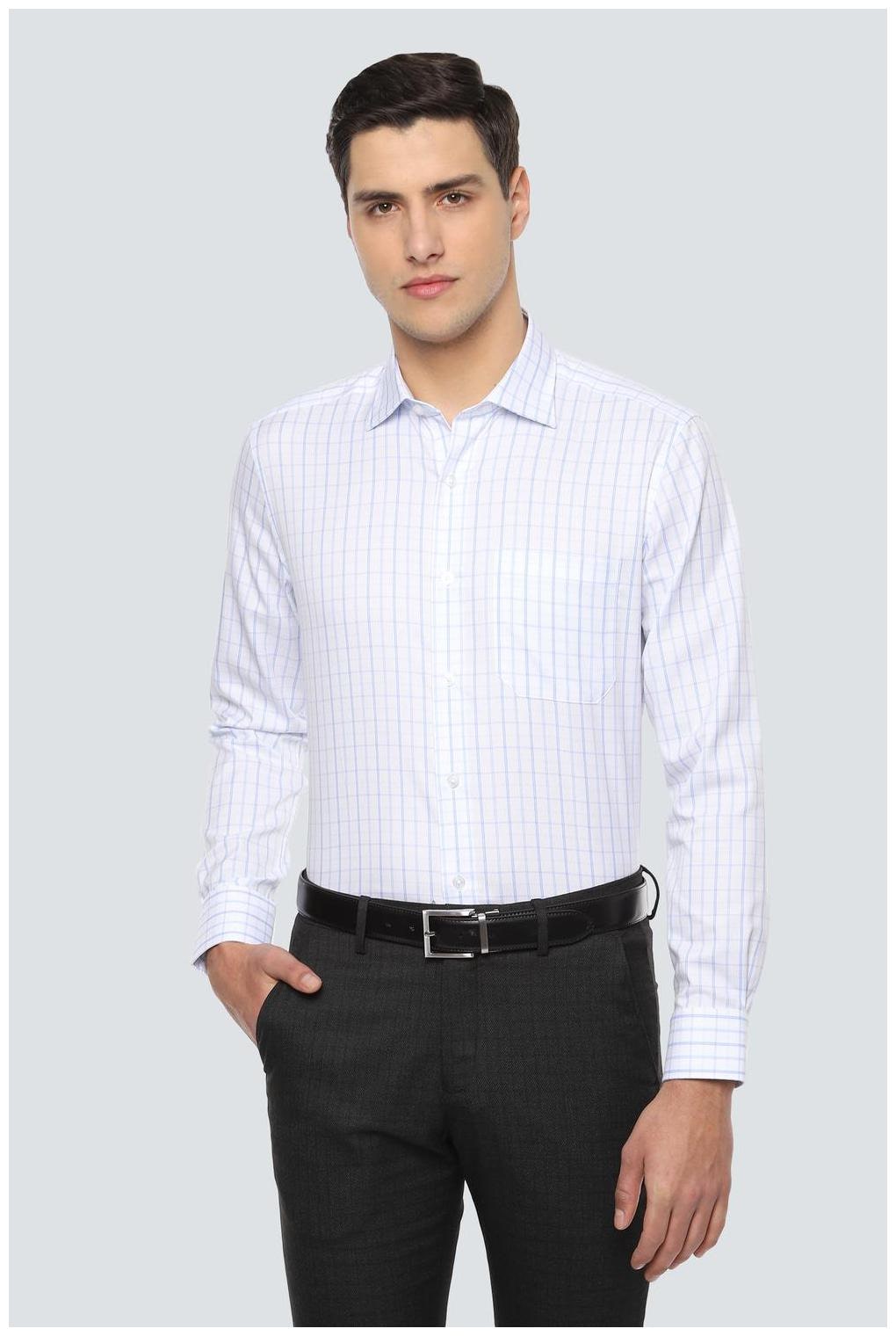 

Louis Philippe Men Regular fit Formal Shirt - White