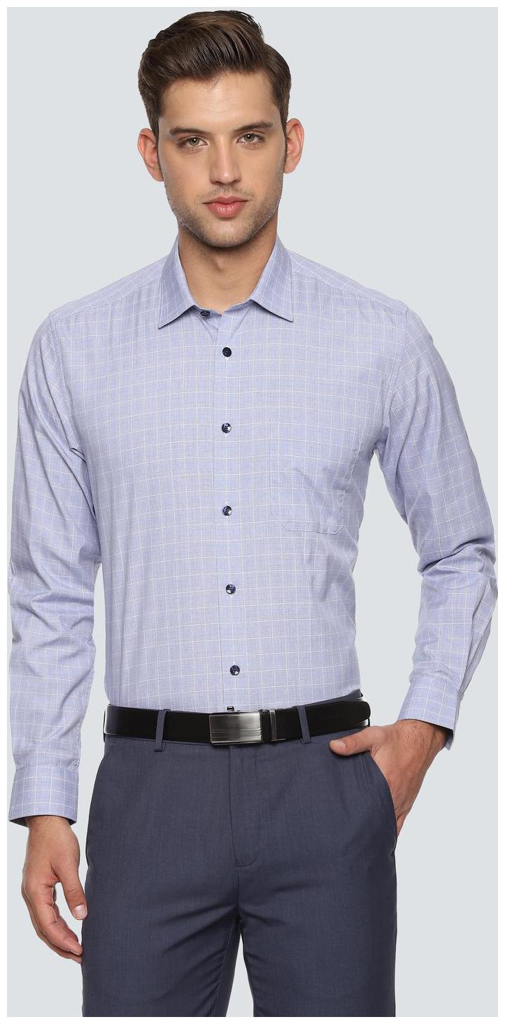 

Louis Philippe Men Slim fit Formal Shirt - Blue