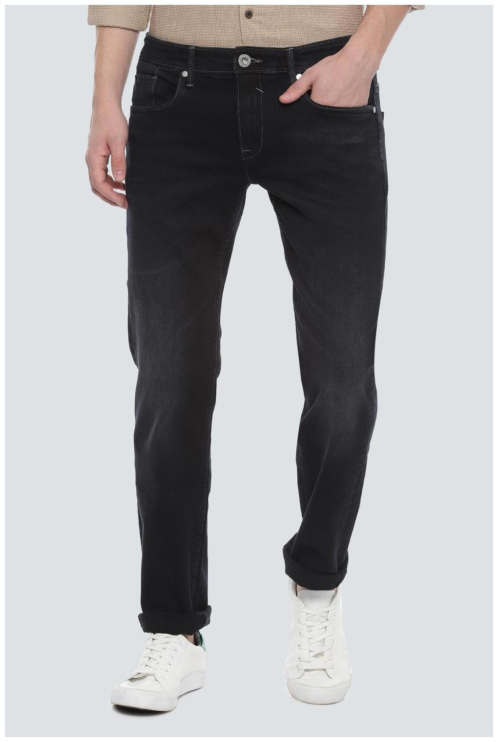 

Louis Philippe Men Black Slim Fit Jeans