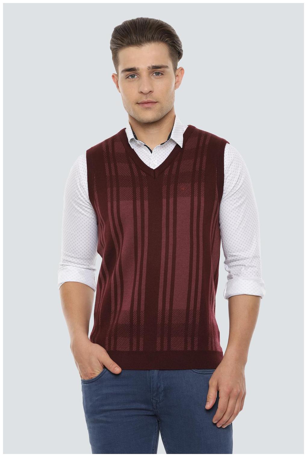 

Louis Philippe Maroon Sweater