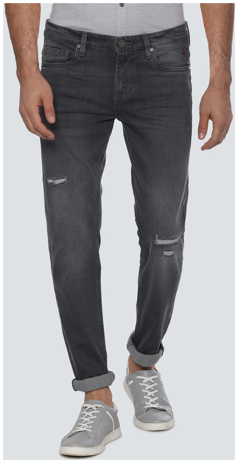 

Louis Philippe Men Grey Slim Fit Jeans