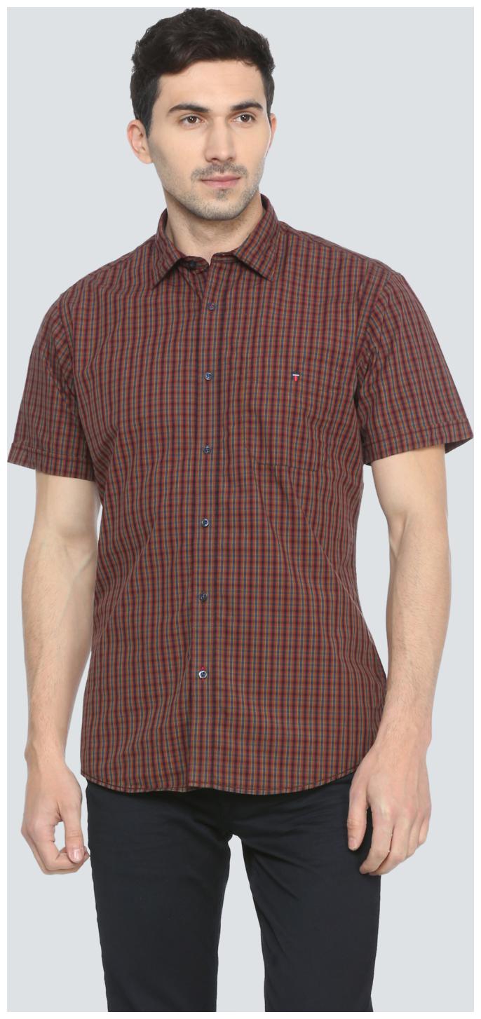 

Louis Philippe Men Multi Checked Slim Fit Casual Shirt