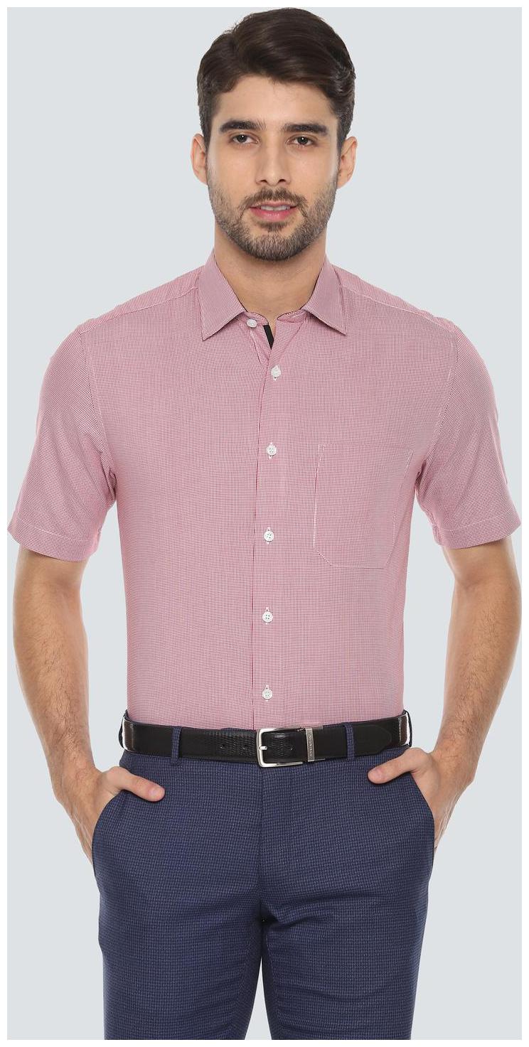 

Louis Philippe Men Slim fit Formal Shirt - Red