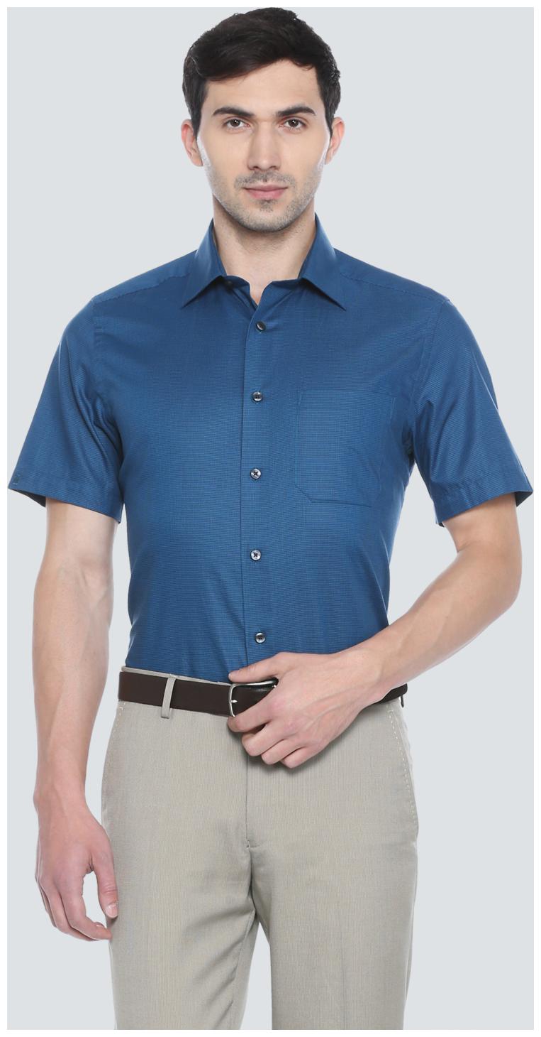 

Louis Philippe Men Slim fit Formal Shirt - Blue