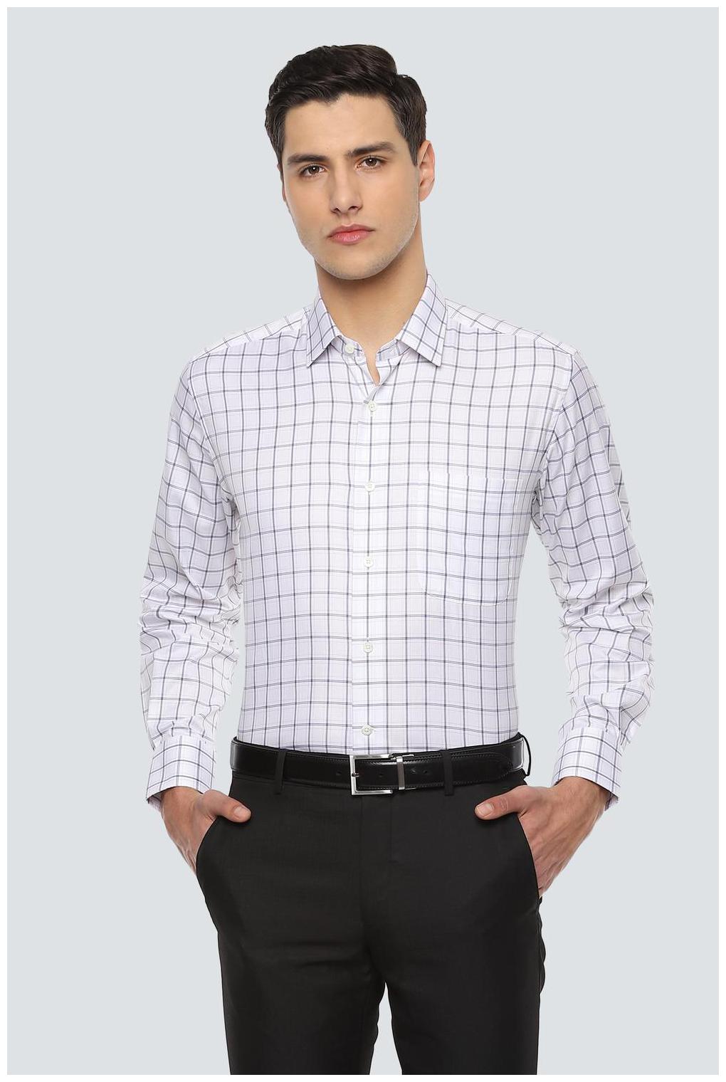 

Louis Philippe Men Regular fit Formal Shirt - White