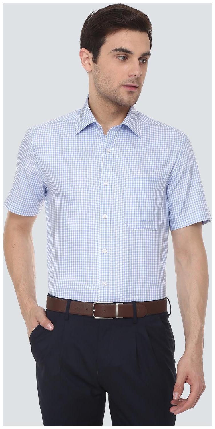 

Louis Philippe Men Regular fit Formal Shirt - Blue