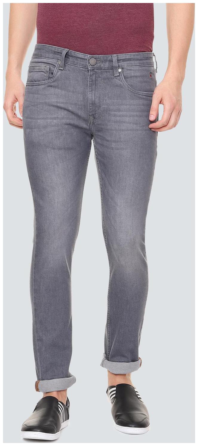 

Louis Philippe Men Grey Slim Fit Jeans