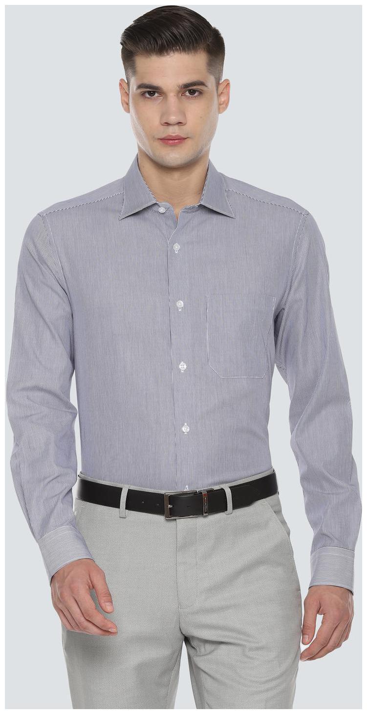 

Louis Philippe Men Regular fit Formal Shirt - Blue