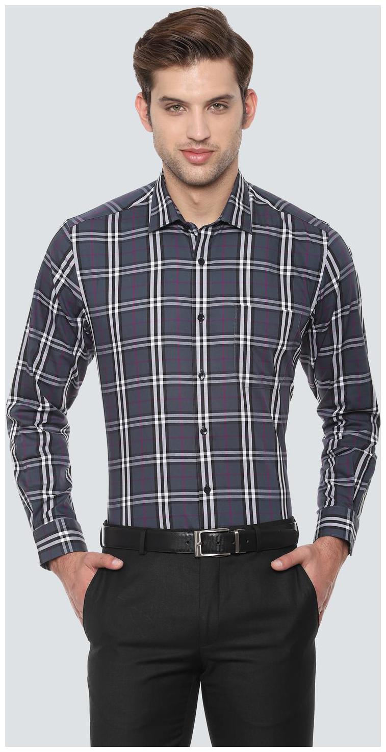 

Louis Philippe Men Slim fit Formal Shirt - Grey