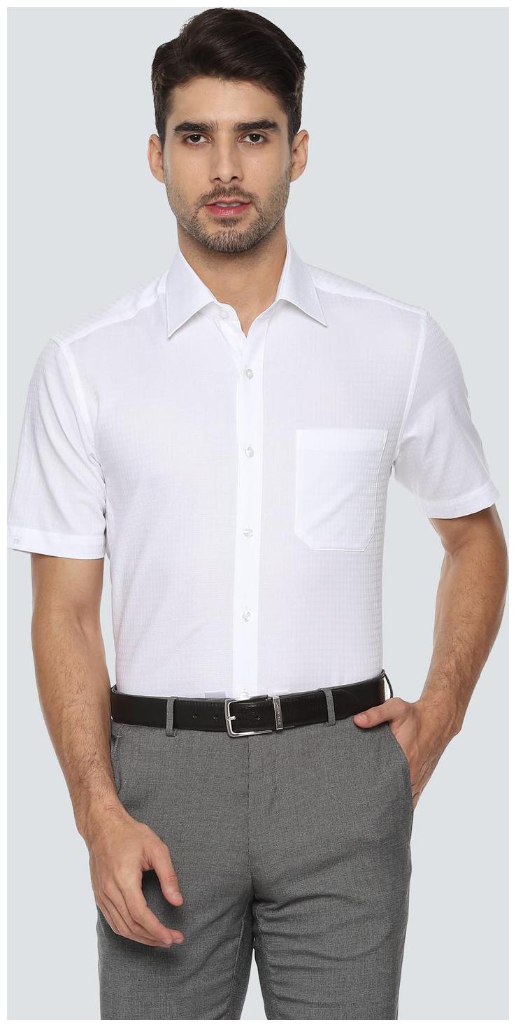 

Louis Philippe Men Regular fit Formal Shirt - White