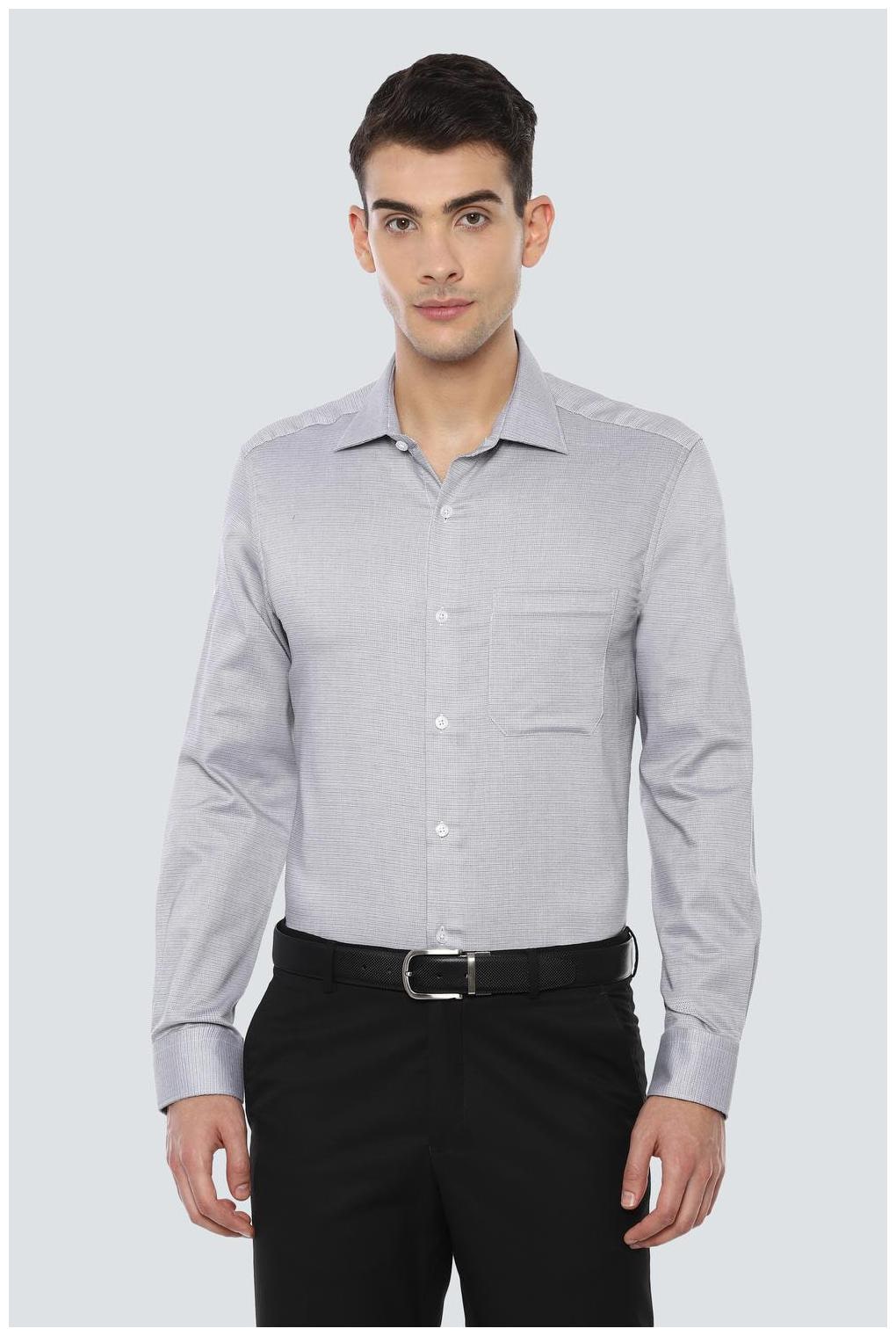 

Louis Philippe Men Regular fit Formal Shirt - Grey