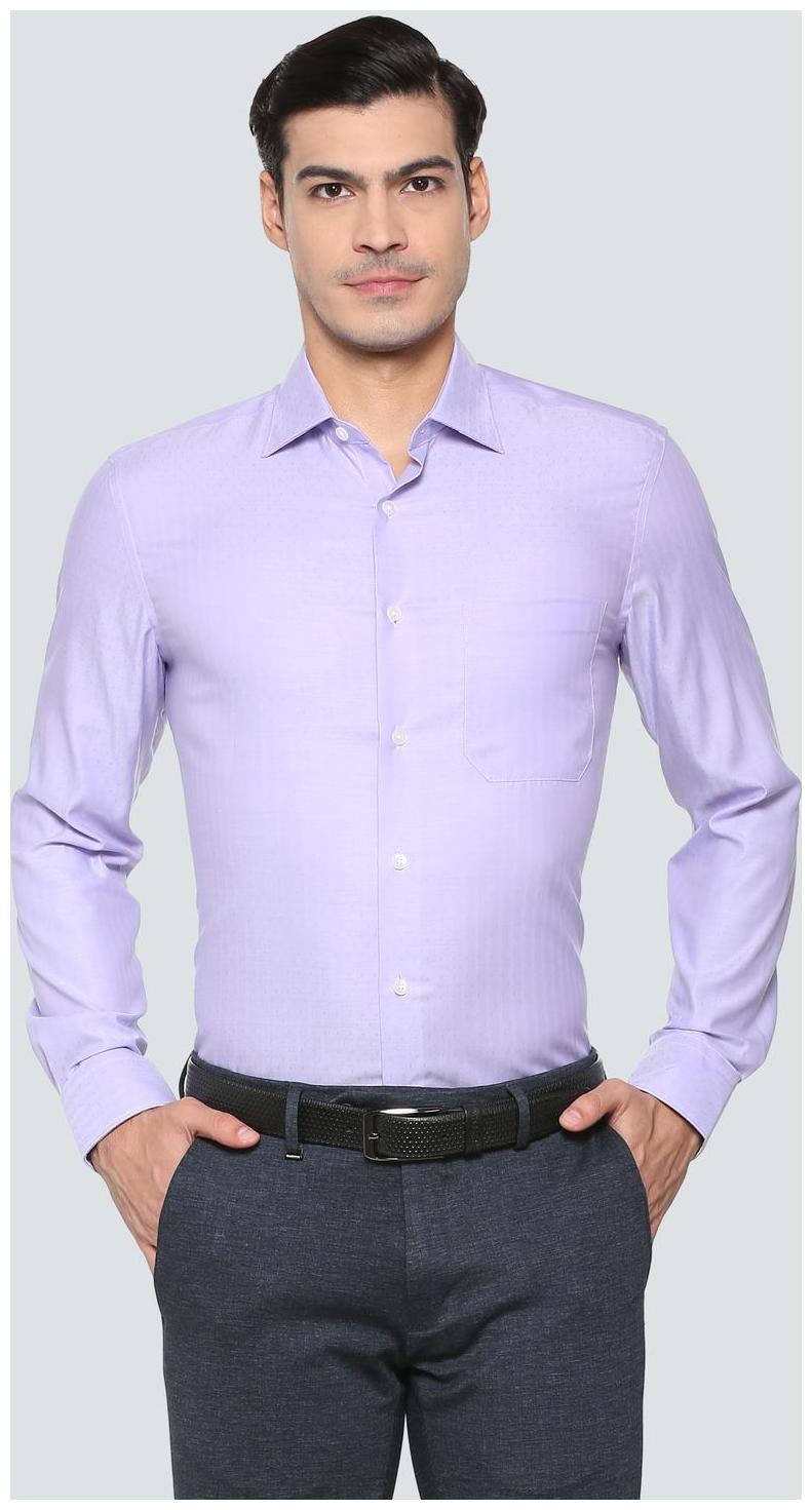 

Louis Philippe Men Regular fit Formal Shirt - Purple