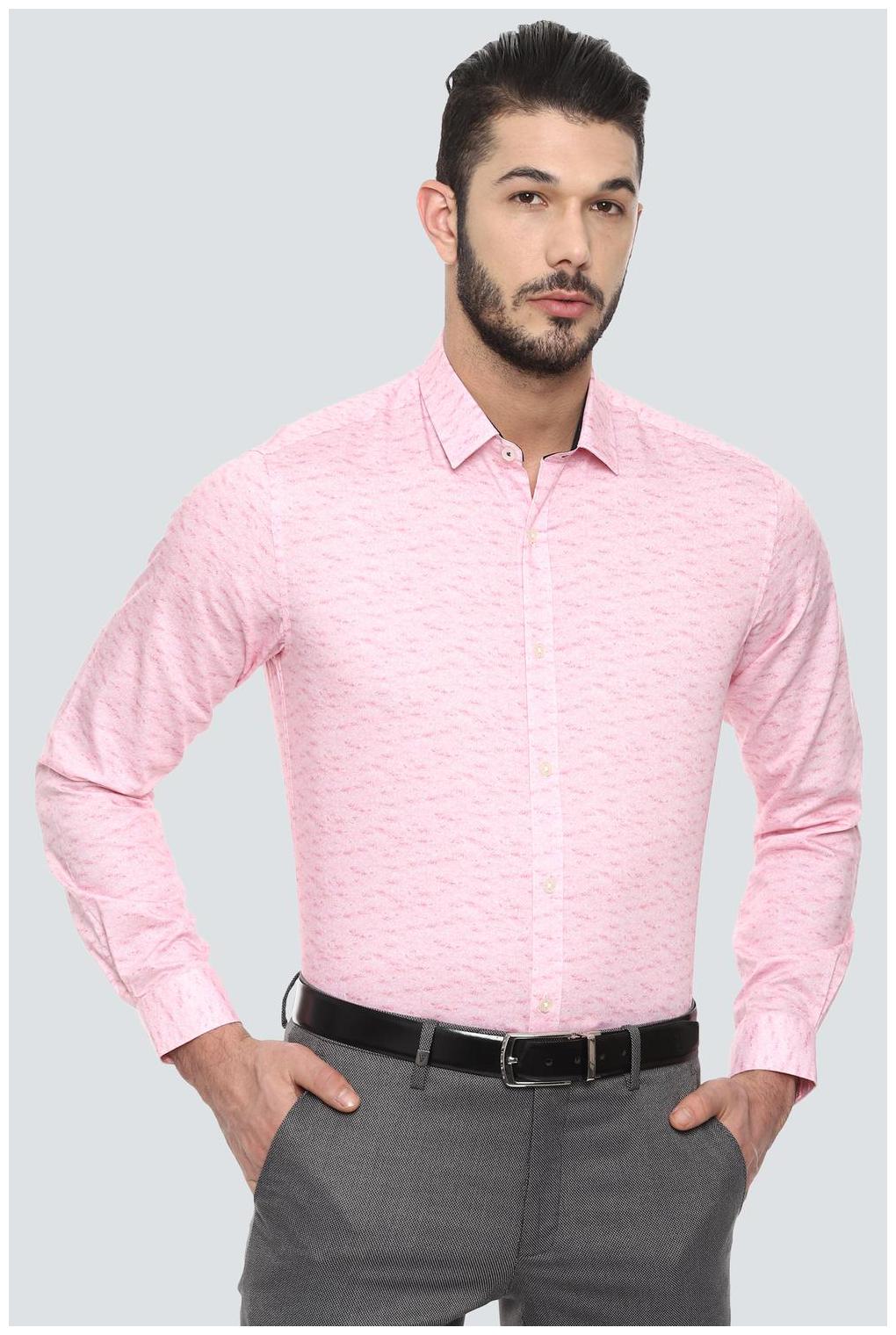 

Louis Philippe Men Slim fit Formal Shirt - Pink