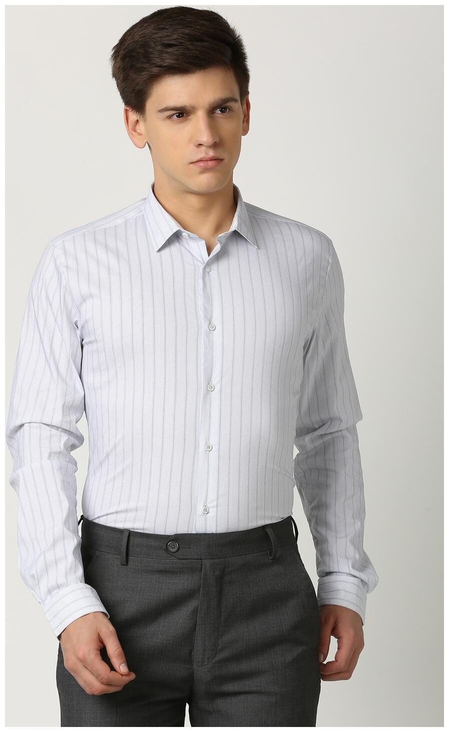 

Louis Philippe Men Slim fit Formal Shirt - White