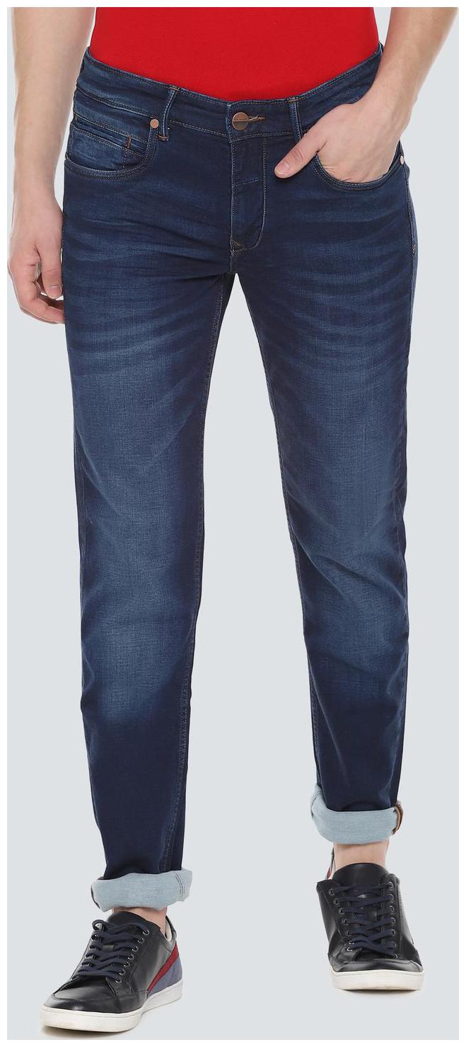 

Louis Philippe Men Navy Blue Slim Fit Jeans