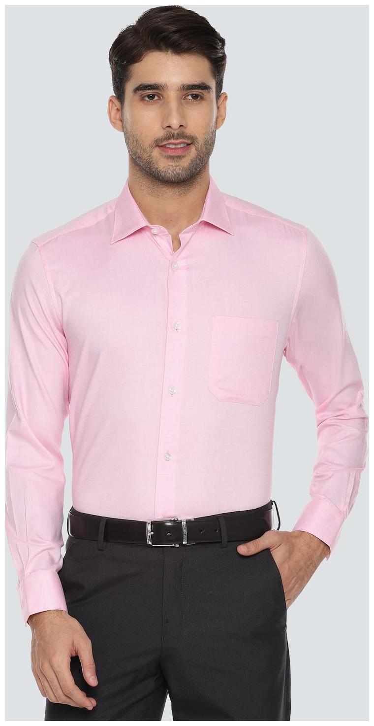 

Louis Philippe Men Regular fit Formal Shirt - Pink