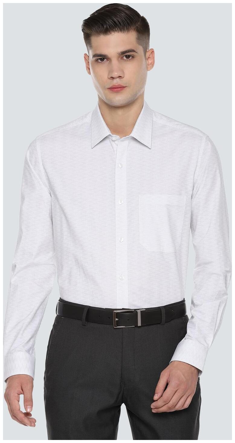 

Louis Philippe Men Slim fit Formal Shirt - White