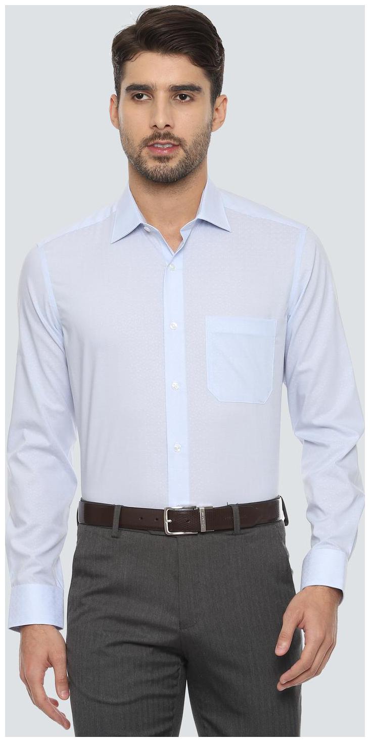 

Louis Philippe Men Regular fit Formal Shirt - Blue