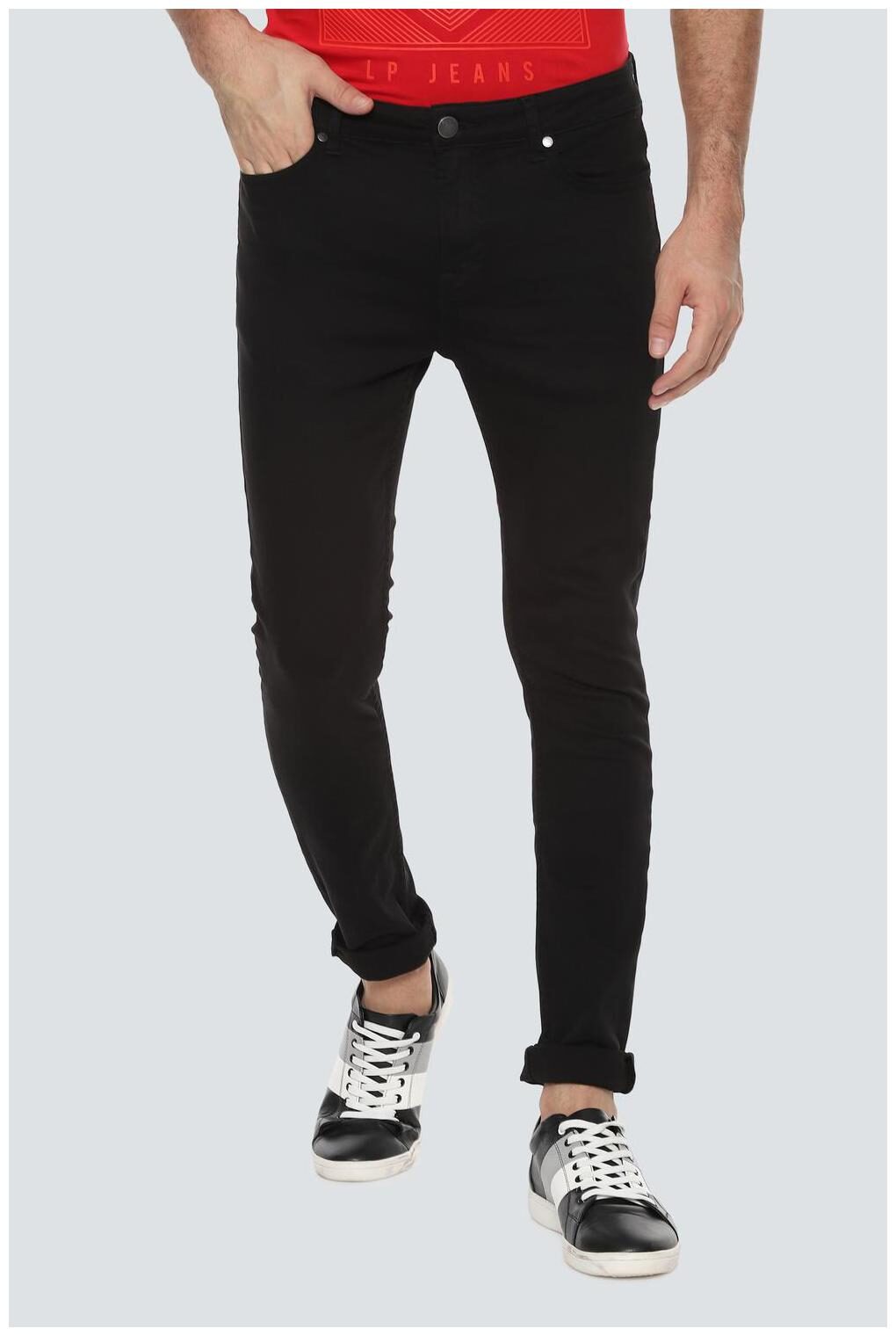 

Louis Philippe Men Black Slim Fit Jeans