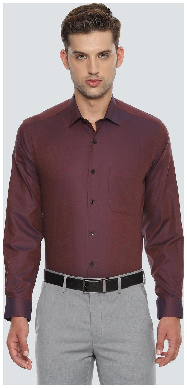 

Louis Philippe Men Slim fit Formal Shirt - Purple