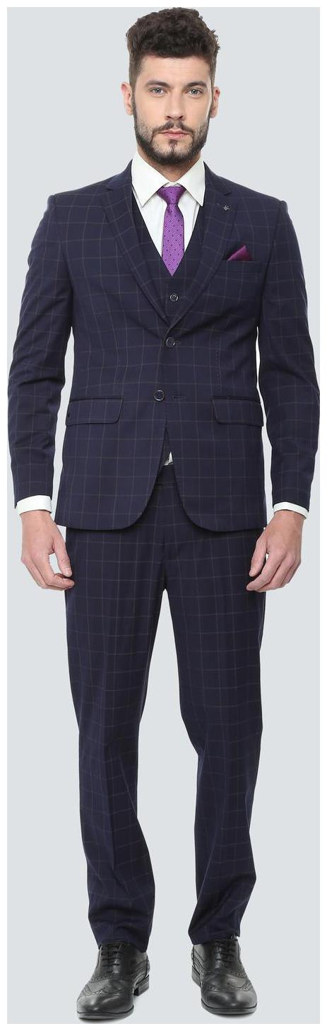 

Louis Philippe Blue Three Piece Suit