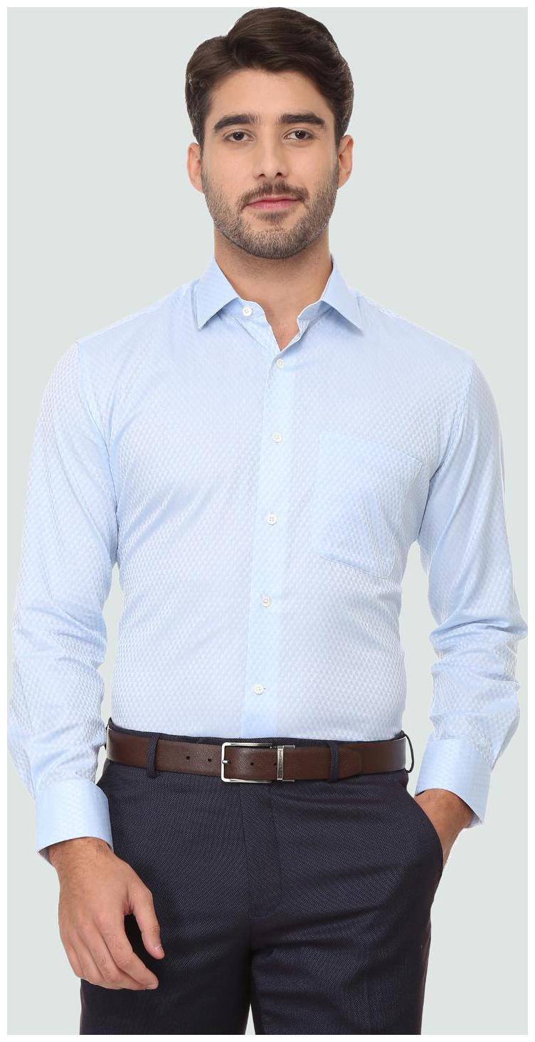 

Louis Philippe Men Regular fit Formal Shirt - Blue
