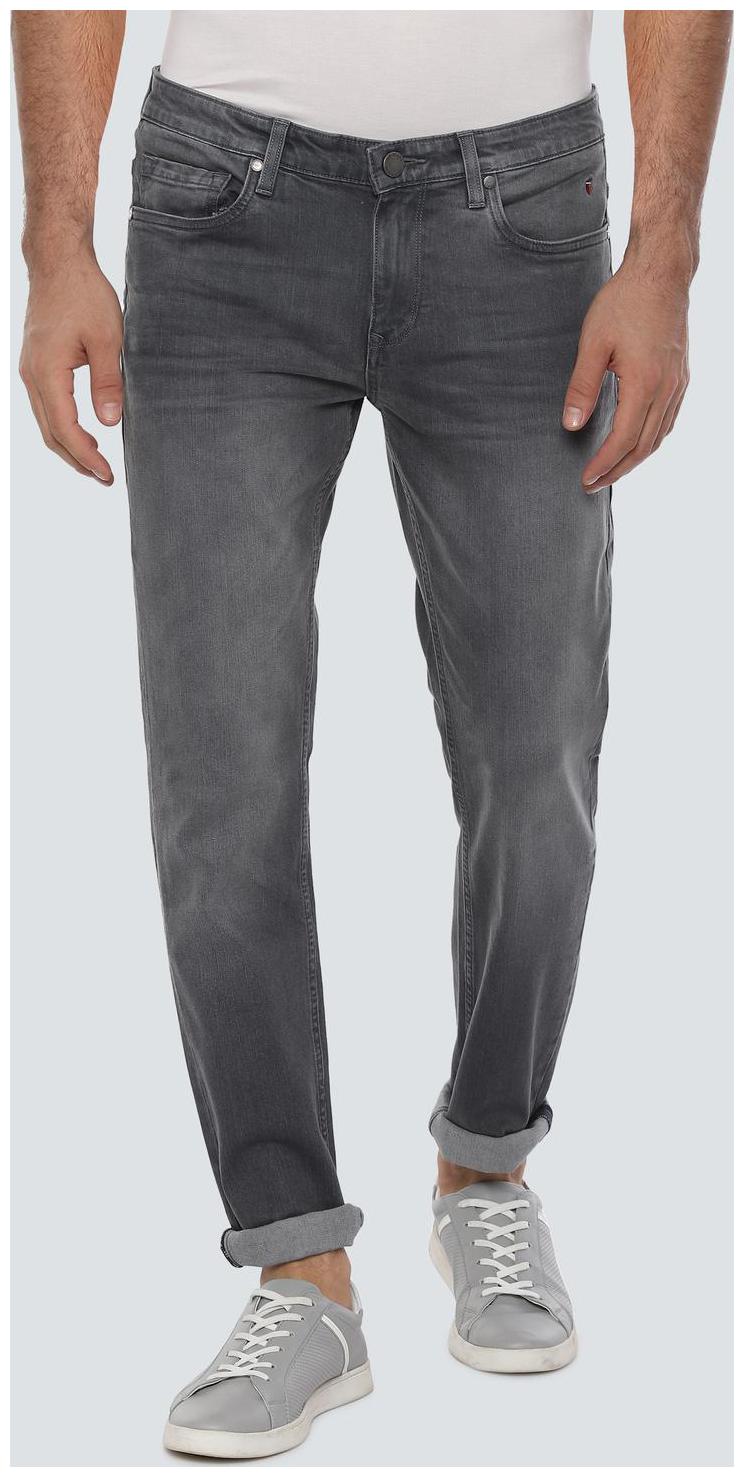 

Louis Philippe Men Grey Slim Fit Jeans