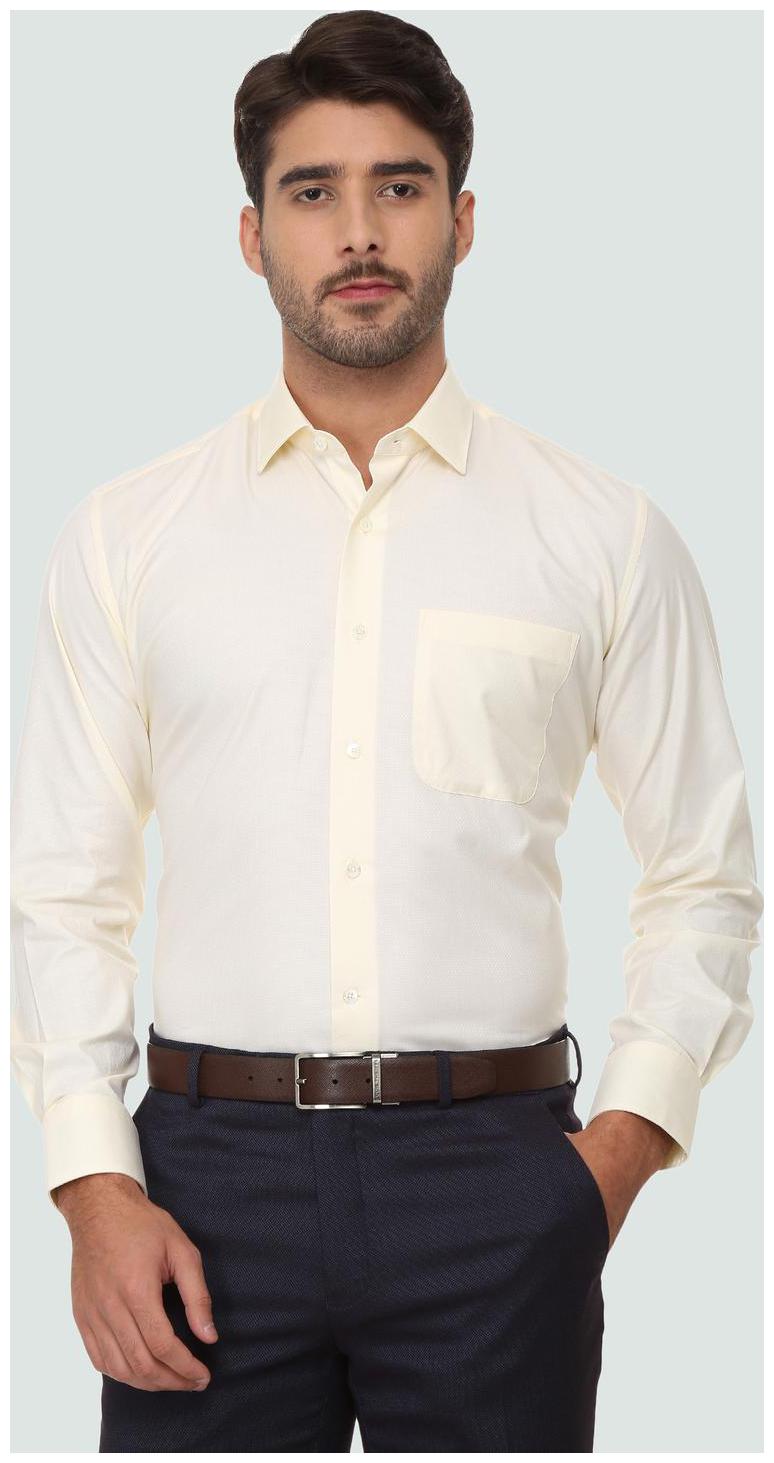

Louis Philippe Men Regular fit Formal Shirt - Yellow
