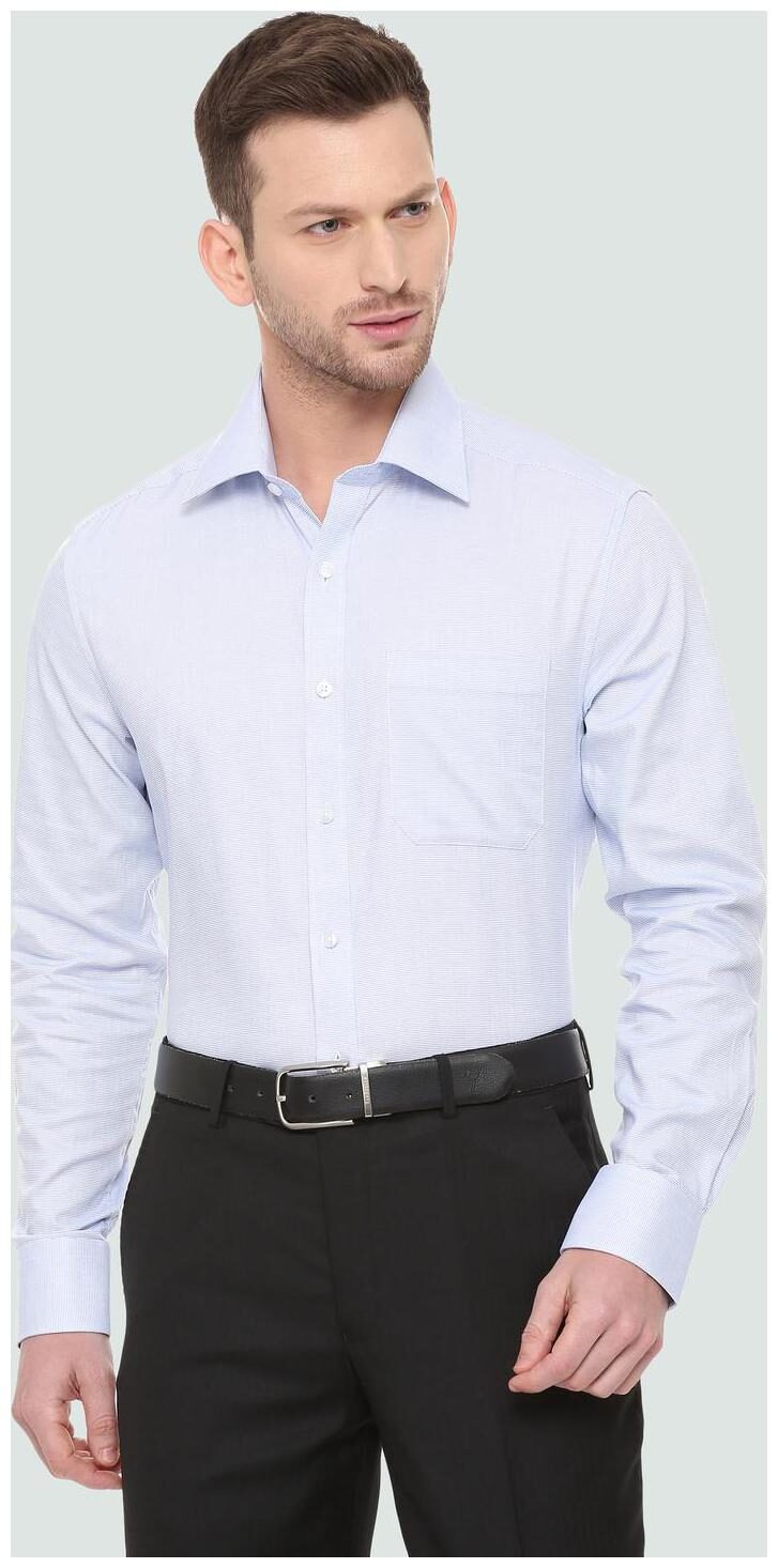 

Louis Philippe Men Regular fit Formal Shirt - White