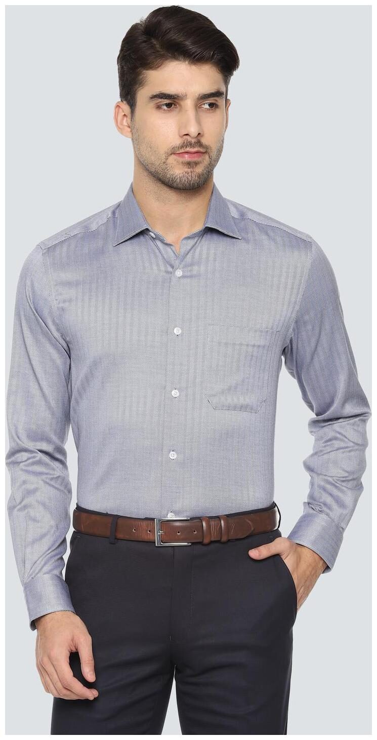

Louis Philippe Men Regular fit Formal Shirt - Grey