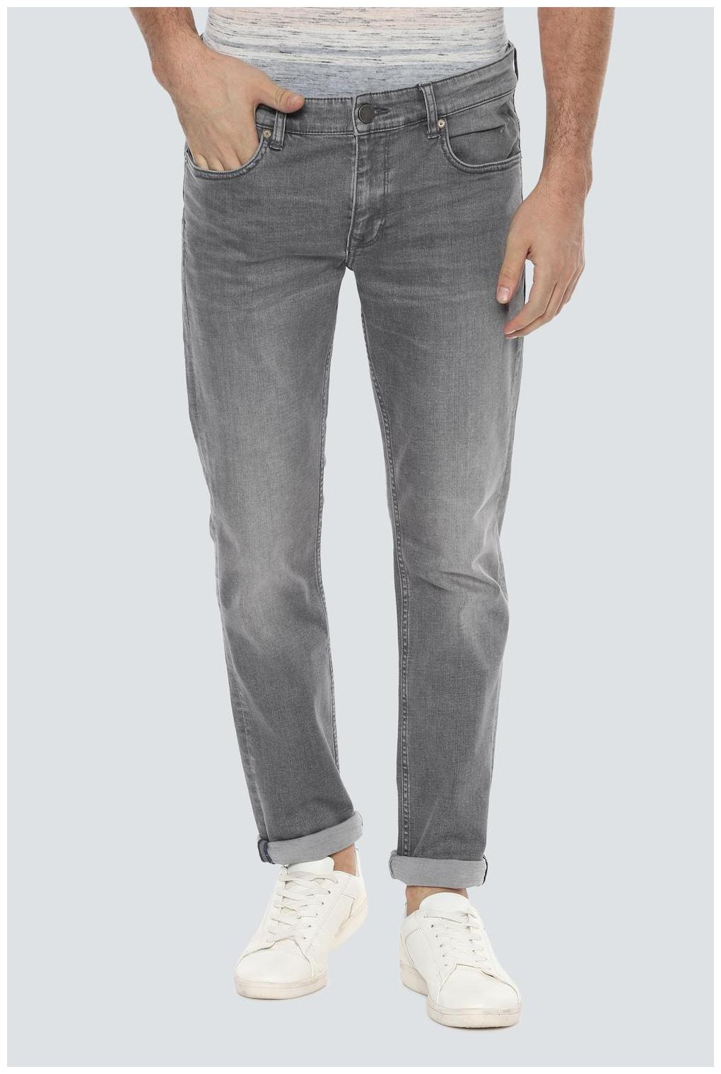 

Louis Philippe Men Grey Slim Fit Jeans