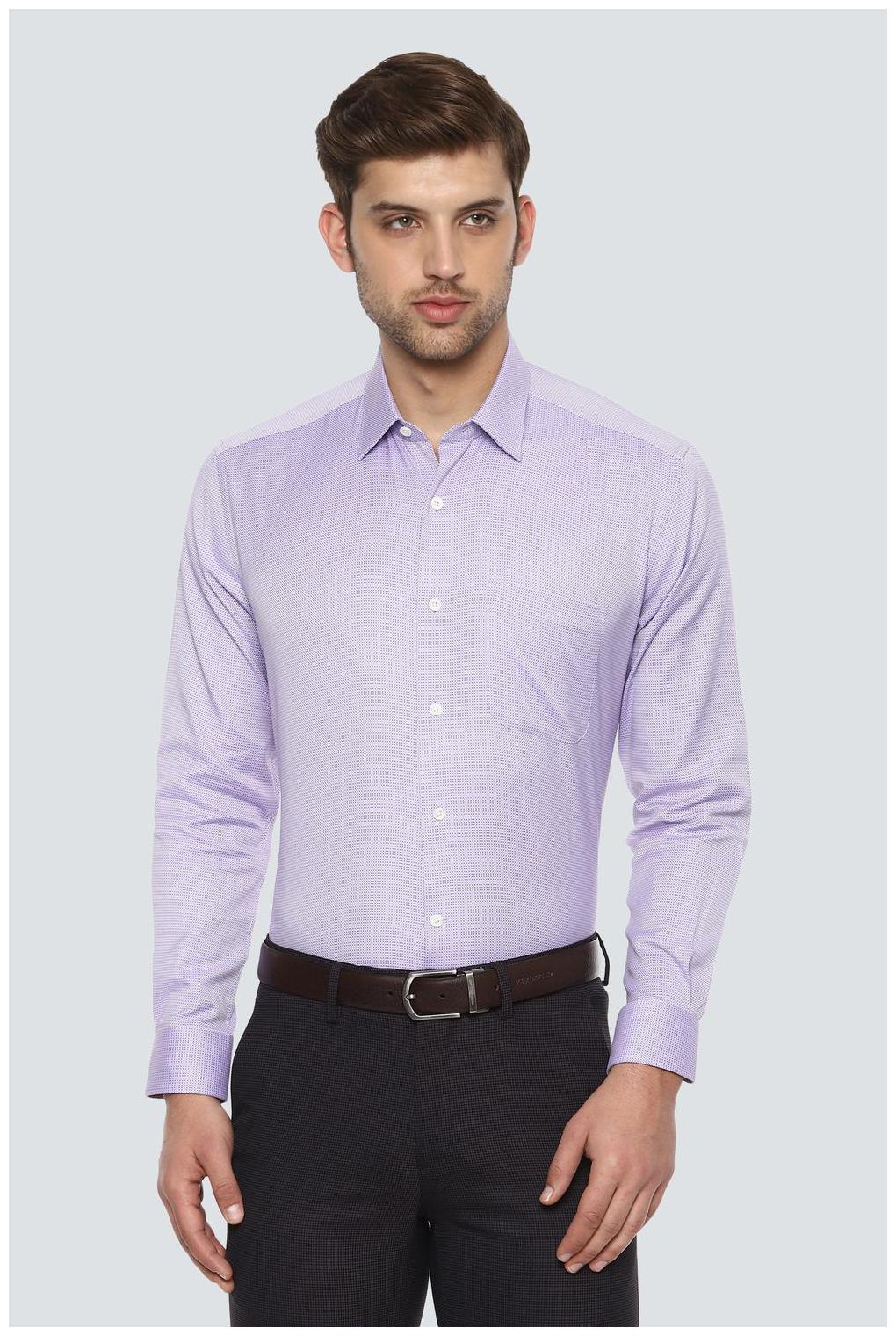 

Louis Philippe Men Regular fit Formal Shirt - Purple