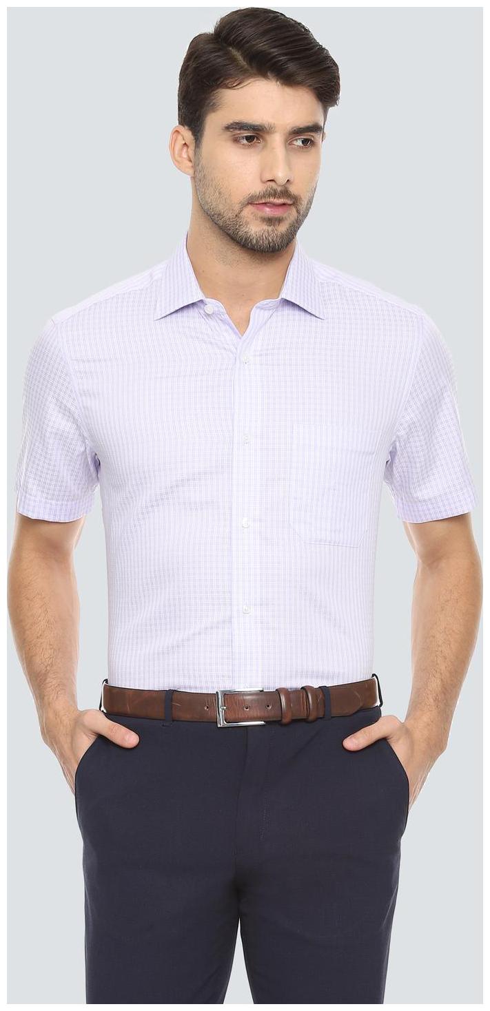

Louis Philippe Men Regular fit Formal Shirt - Purple