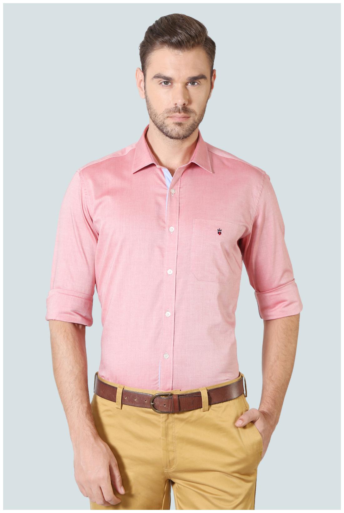

Louis Philippe Men Slim fit Formal Shirt - Red