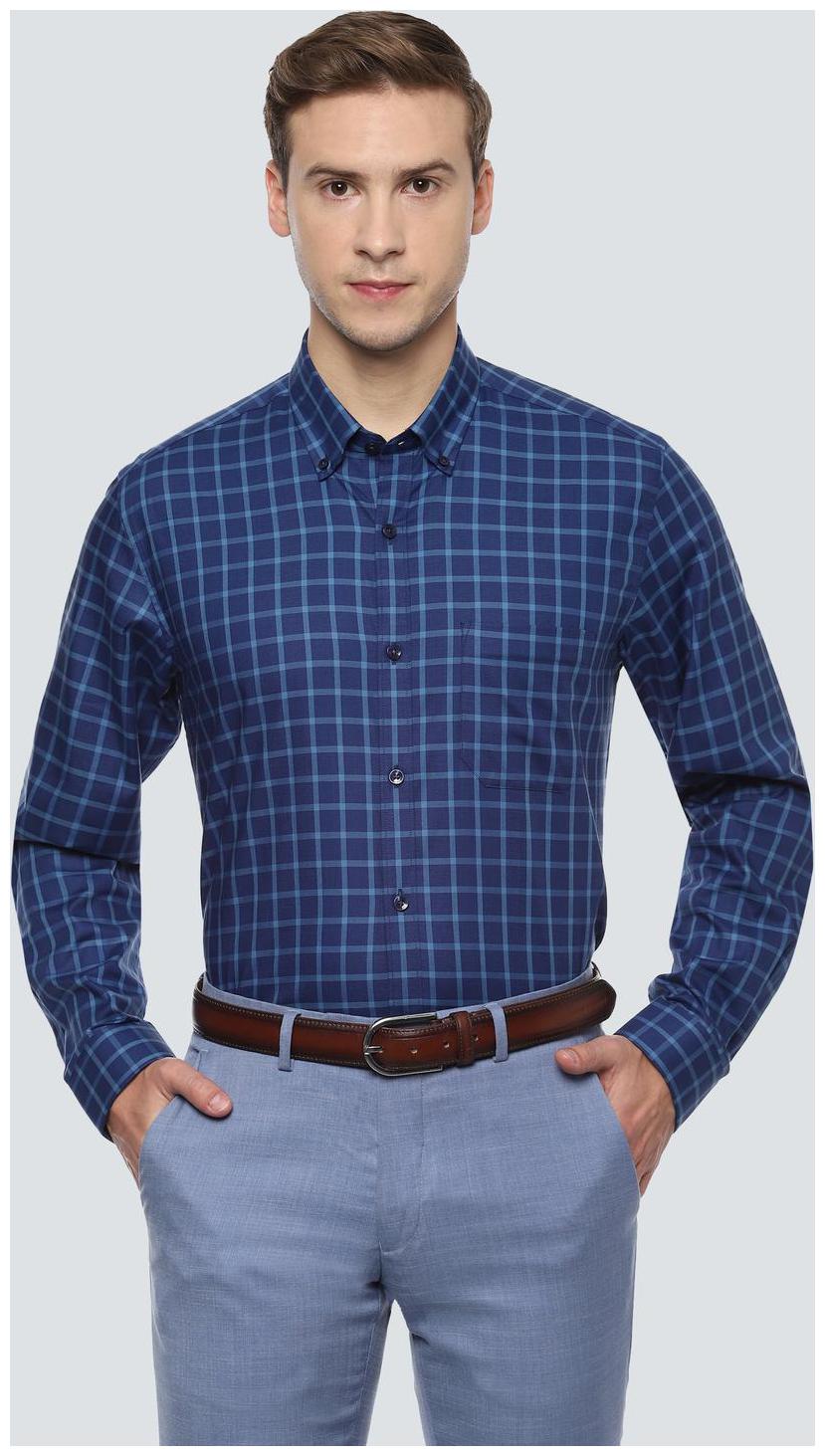 

Louis Philippe Men Slim fit Formal Shirt - Blue