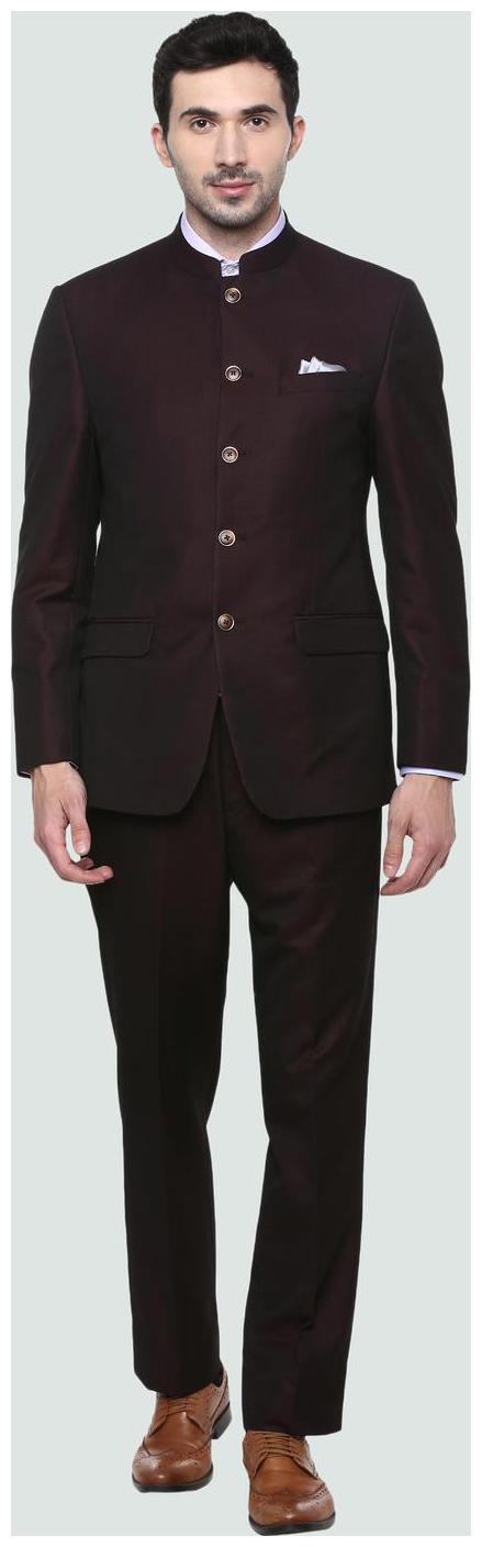 

Louis Philippe Maroon Two Piece Suit