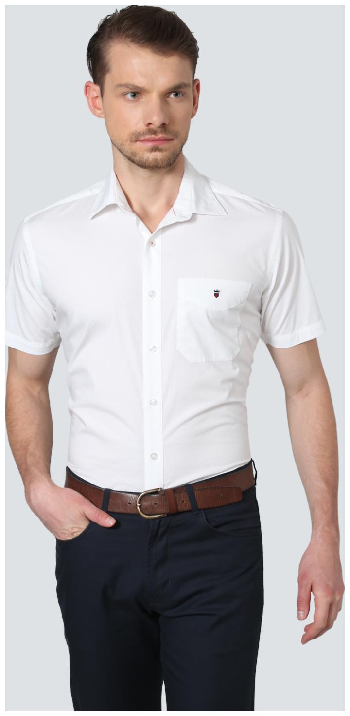 

Louis Philippe Men White Solid Slim Fit Casual Shirt