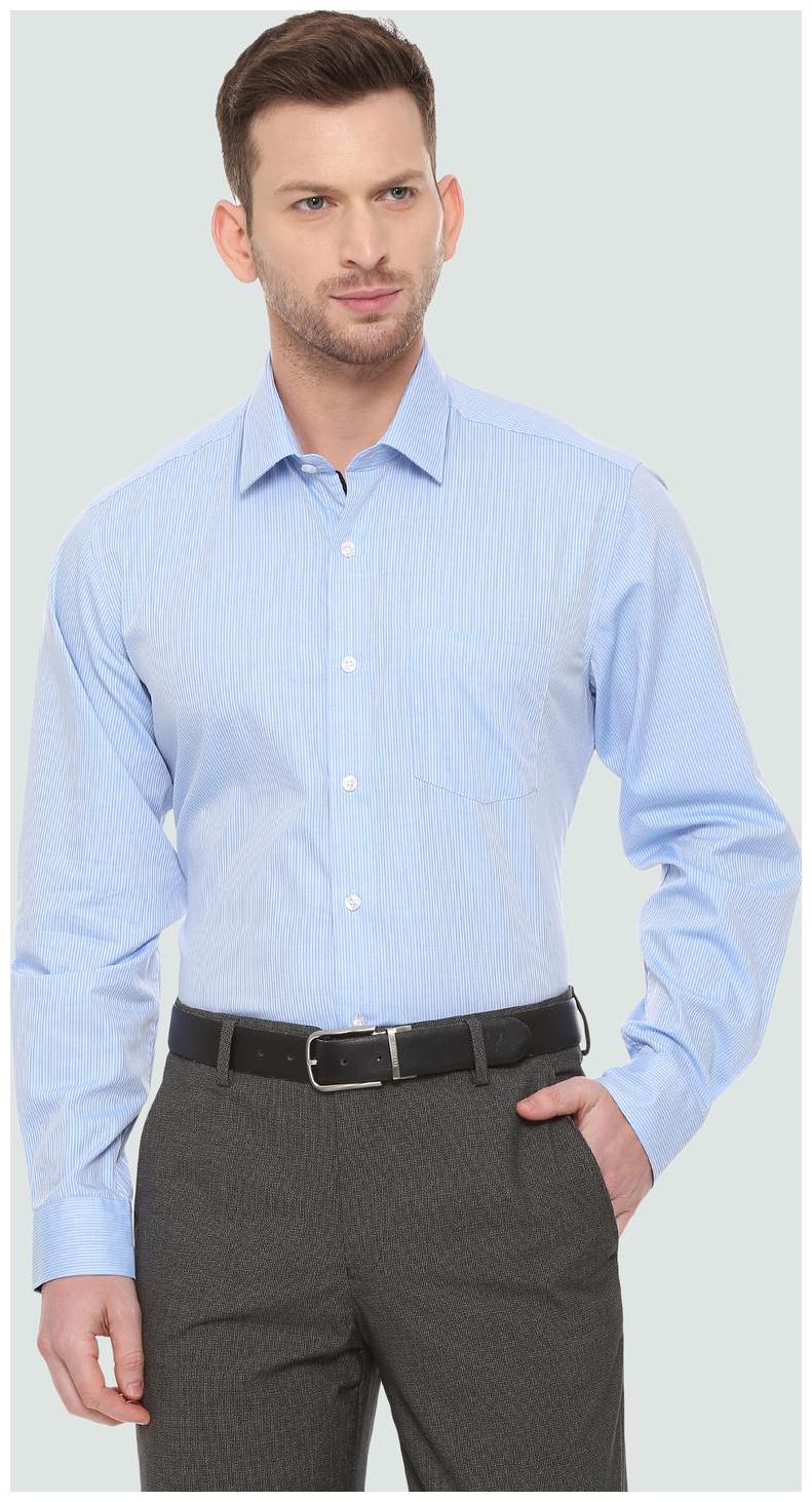 

Louis Philippe Men Slim fit Formal Shirt - Blue