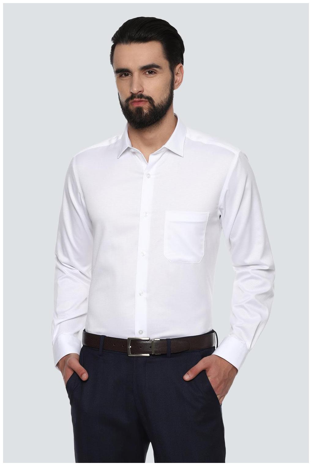 

Louis Philippe Men Slim fit Formal Shirt - White