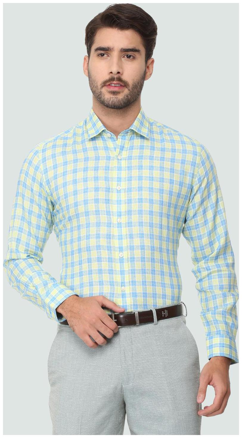 

Louis Philippe Men Slim fit Formal Shirt - Blue