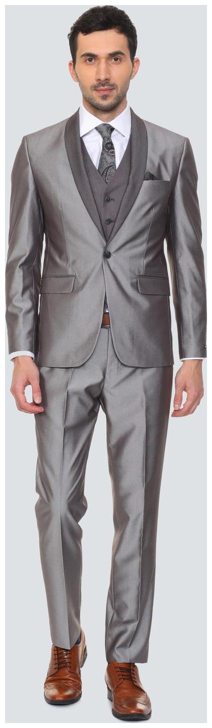 

Louis Philippe Grey Three Piece Suit