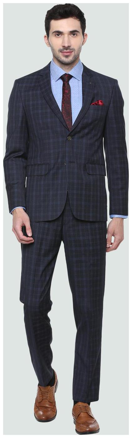 

Louis Philippe Blue Two Piece Suit