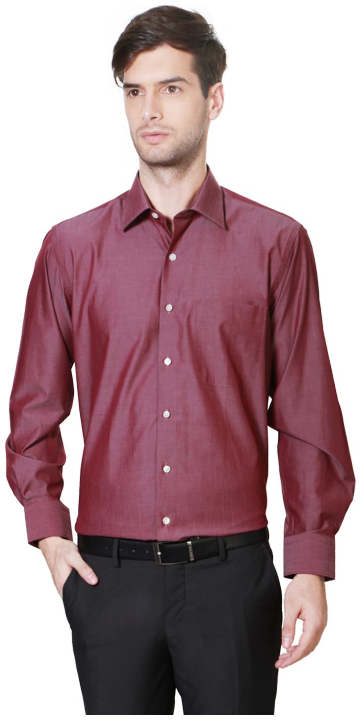 

Louis Philippe Men Slim fit Formal Shirt - Maroon
