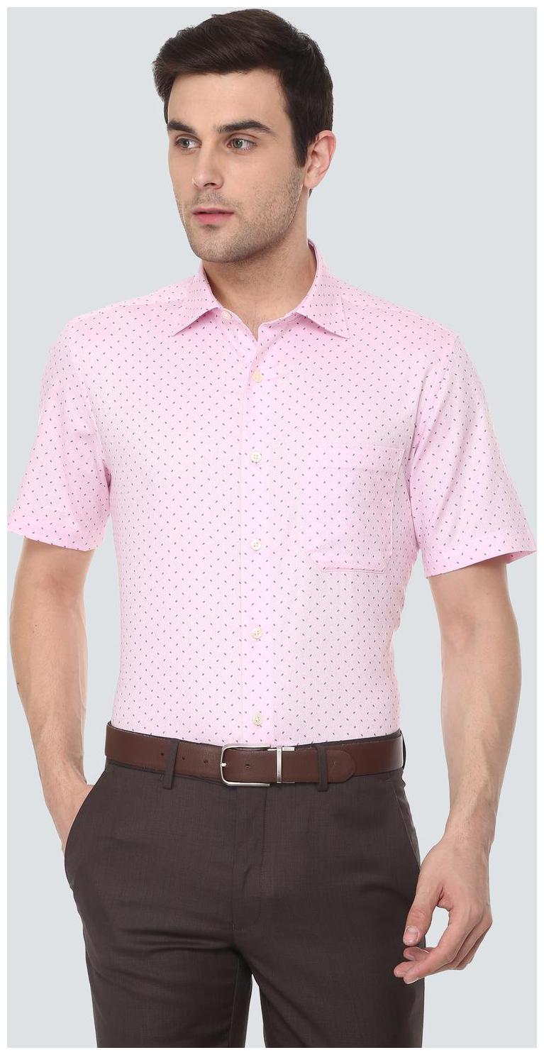 

Louis Philippe Men Regular fit Formal Shirt - Pink