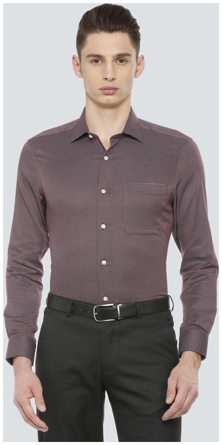 

Louis Philippe Men Regular fit Formal Shirt - Purple