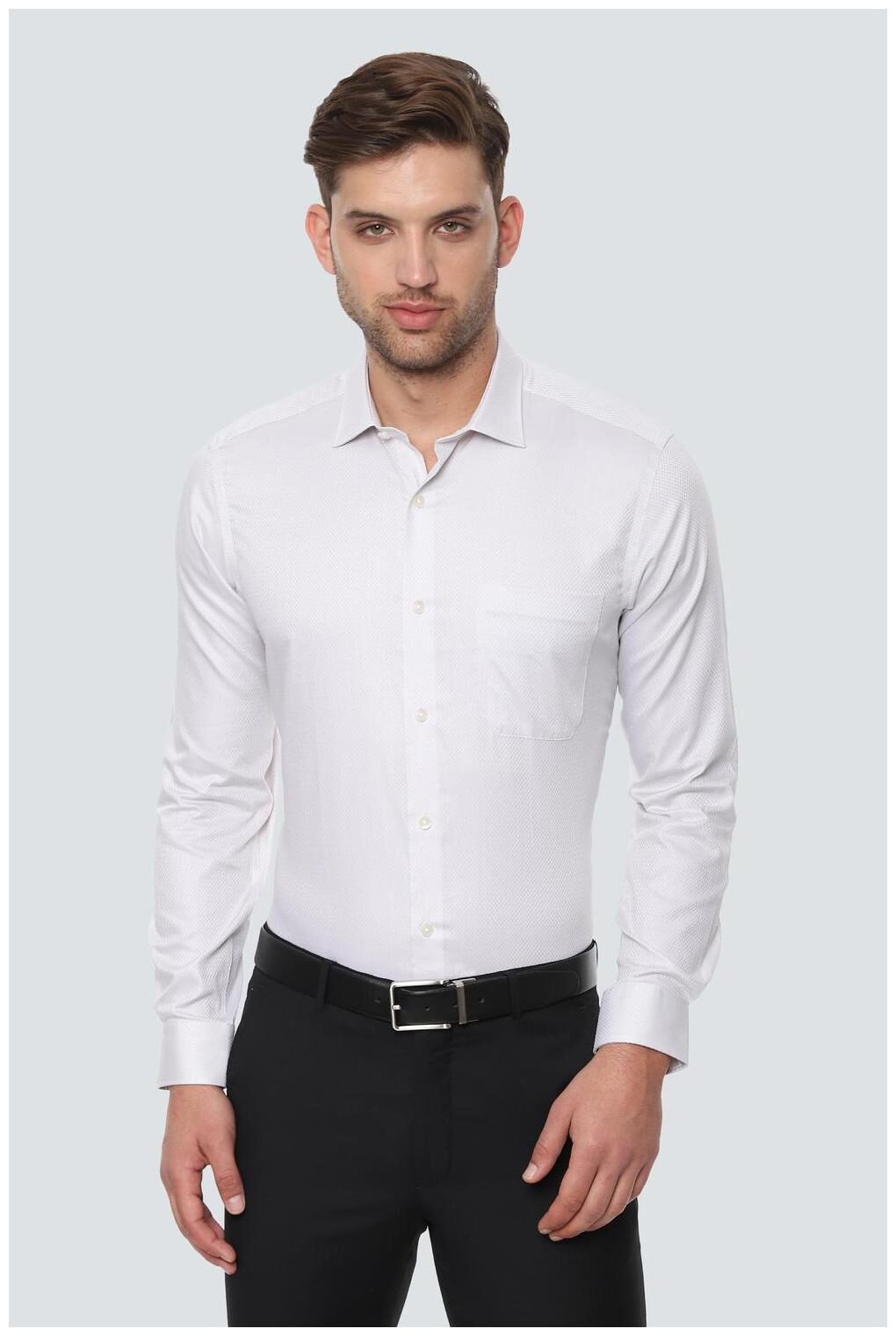 

Louis Philippe Men Slim fit Formal Shirt - White