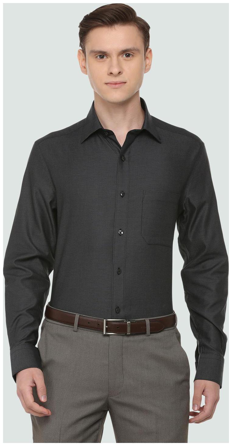 

Louis Philippe Men Regular fit Formal Shirt - Black
