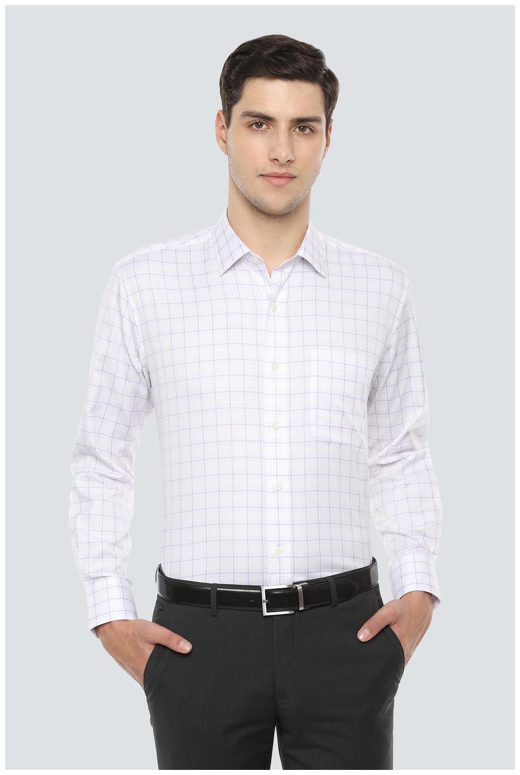 

Louis Philippe Men Regular fit Formal Shirt - White