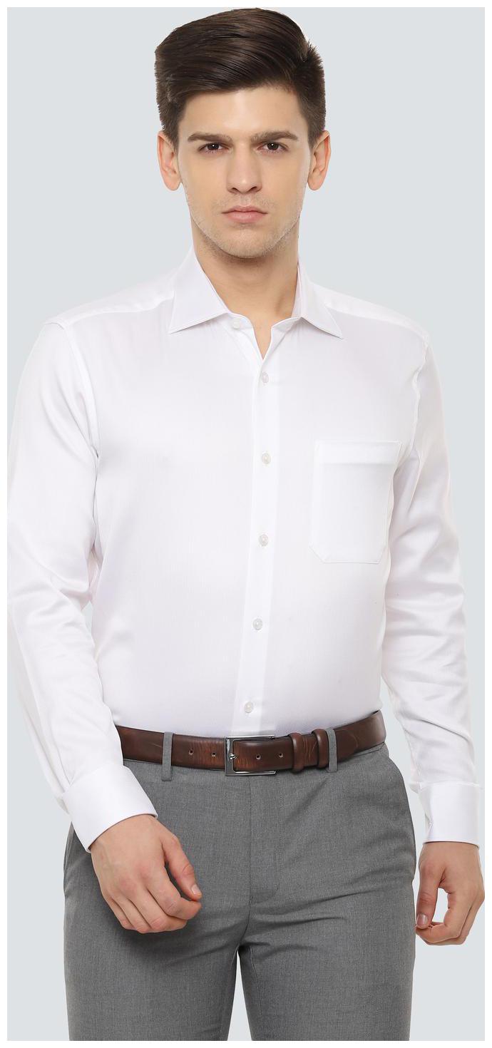 

Louis Philippe Men Regular fit Formal Shirt - White